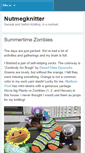 Mobile Screenshot of nutmegknitter.com
